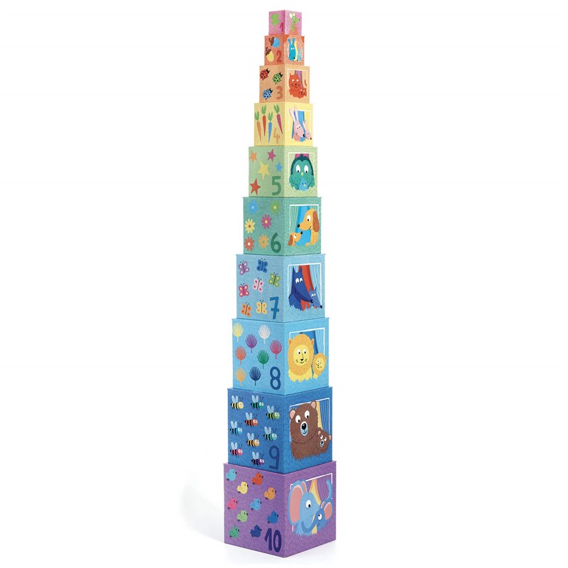 Primera Edad 10 Cubos Rainbow