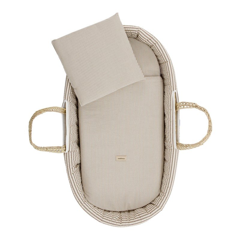 Moisés de palma acolchado Une Derby Beige
