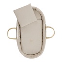 Moisés de palma acolchado Une Derby Beige