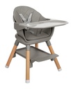 Trona 6 en 1 Woody Gris