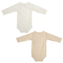 Body bebé manga larga pack 2 Happy Forest