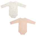 Body bebé manga larga pack 2 Monet