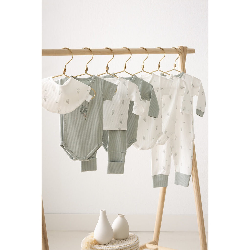 Conjunto jubón y polaina Blue Sky Verde (1-3 Meses)