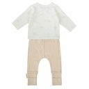 Conjunto jubón y polaina Toy lino (0-1 meses)