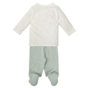 Conjunto jubón y polaina Orion azul (0-1 meses)