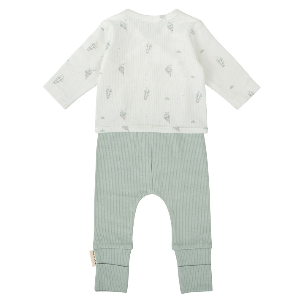 Conjunto jubón y polaina Blue Sky Verde (0-1 meses)