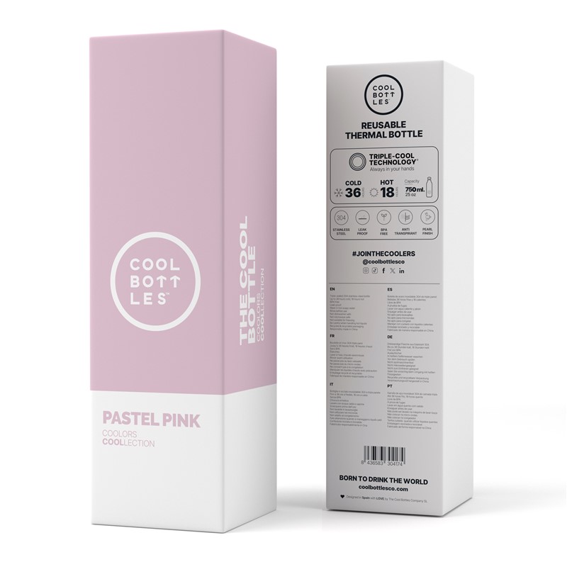 The Bottle - Pastel Pink 750ml