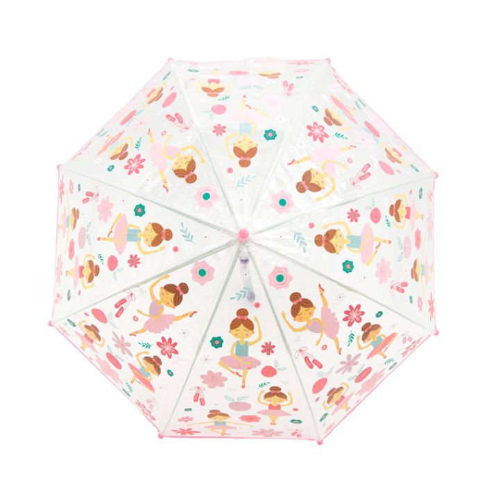 Paraguas Transparente Bailarinas 68 cm