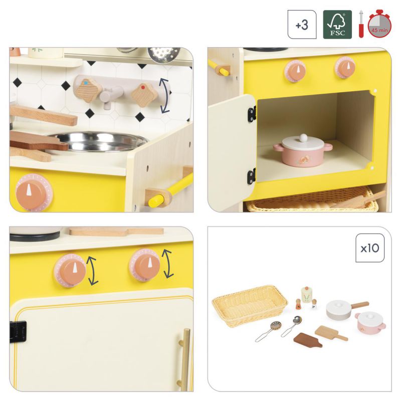 Cocina de mader Abuelita Alegre