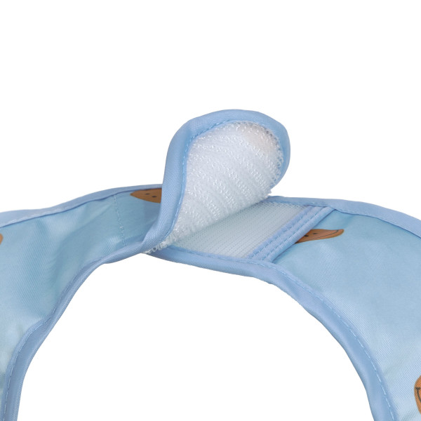 Lightweight Bib 2 pcs Happy Rascals Smile sky blue
