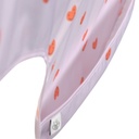 Long Sleeve Bib 2 pcs Happy Rascals Heart lavender
