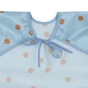 Long Sleeve Bib 2 pcs Happy Rascals Smile sky blue