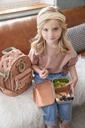 Lunchbox Stainless Steel Happy Prints caramel