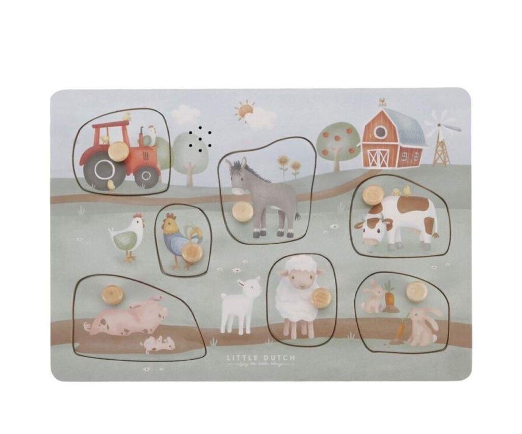 PUZLE CON SONIDO PEQUEÑA GRANJA FSC LITTLE