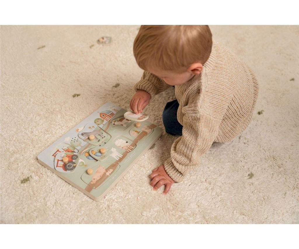 PUZLE CON SONIDO PEQUEÑA GRANJA FSC LITTLE