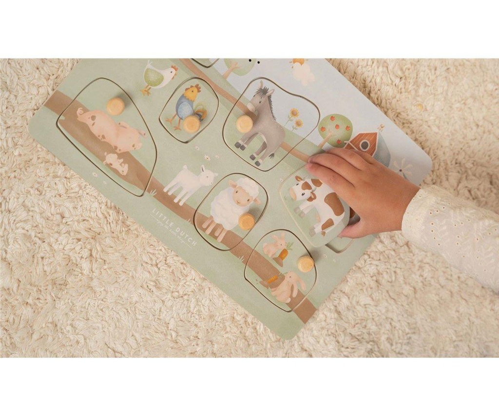 PUZLE CON SONIDO PEQUEÑA GRANJA FSC LITTLE