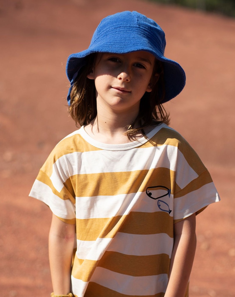 CAMISETA M/C 18M - STRIPES MUSTARD YELLOW