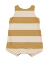 PELELE CORTO 1M - STRIPES MUSTARD YELLOW