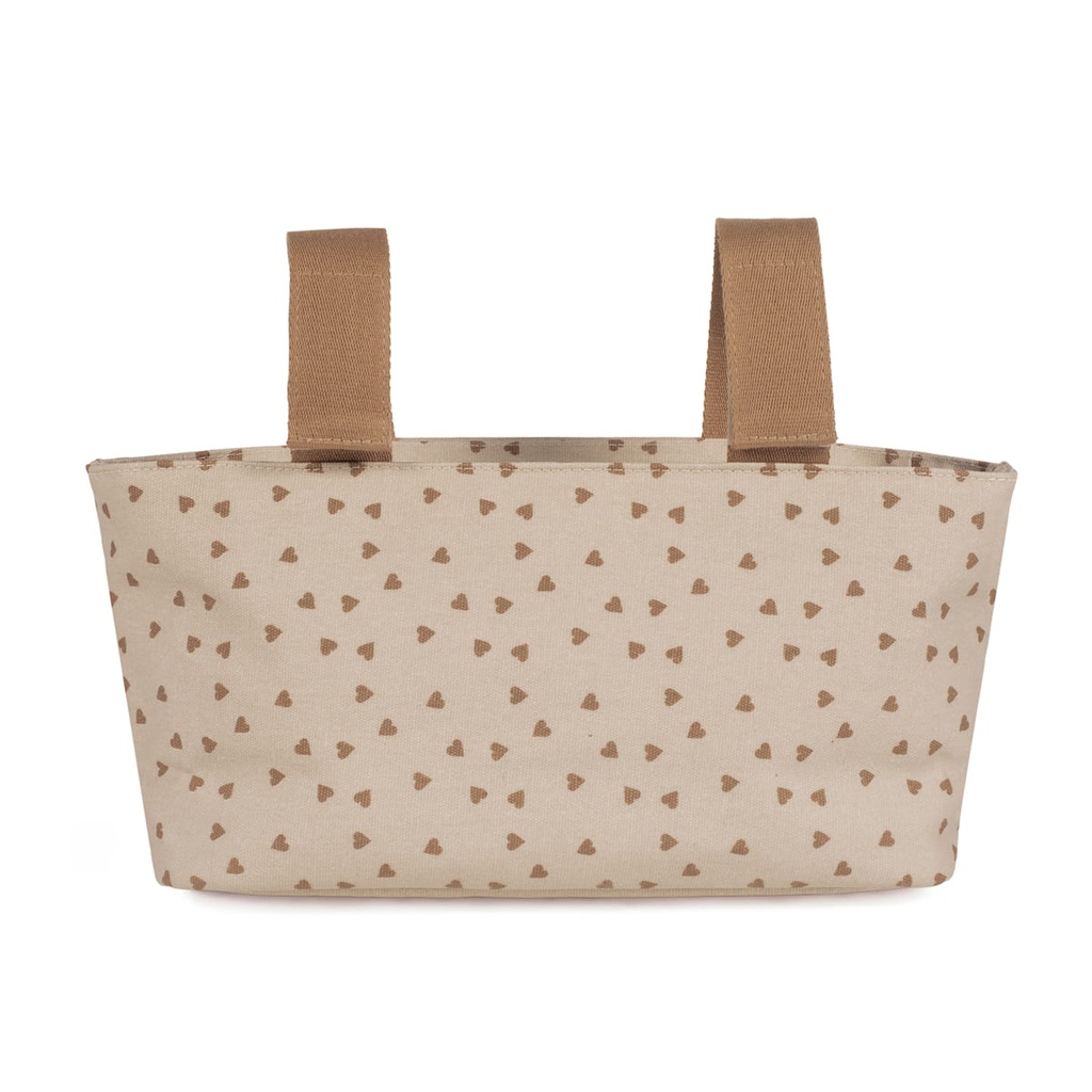Organizador Corazones Poppy Canela