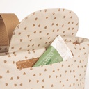 Organizador Corazones Poppy Canela
