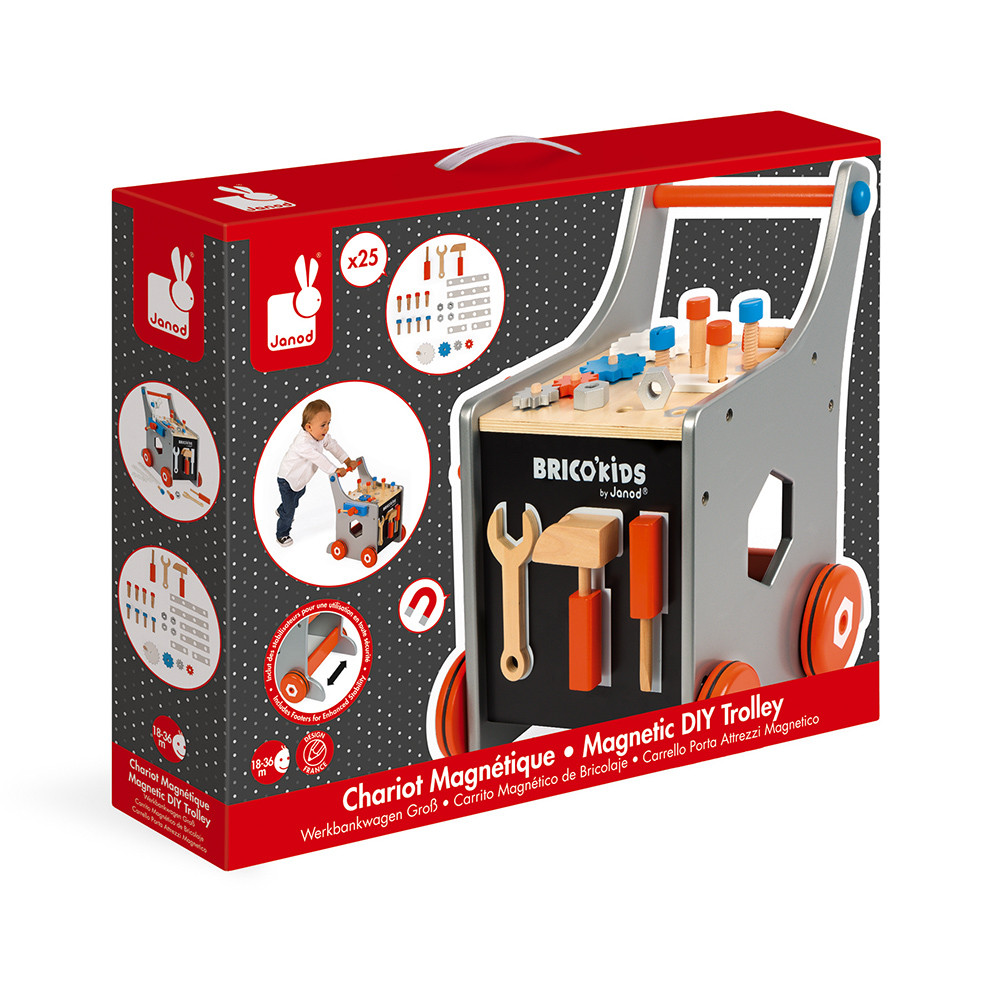 CARRITO MAGNÉTICO DE BRICOLAJE BRICO'KIDS 