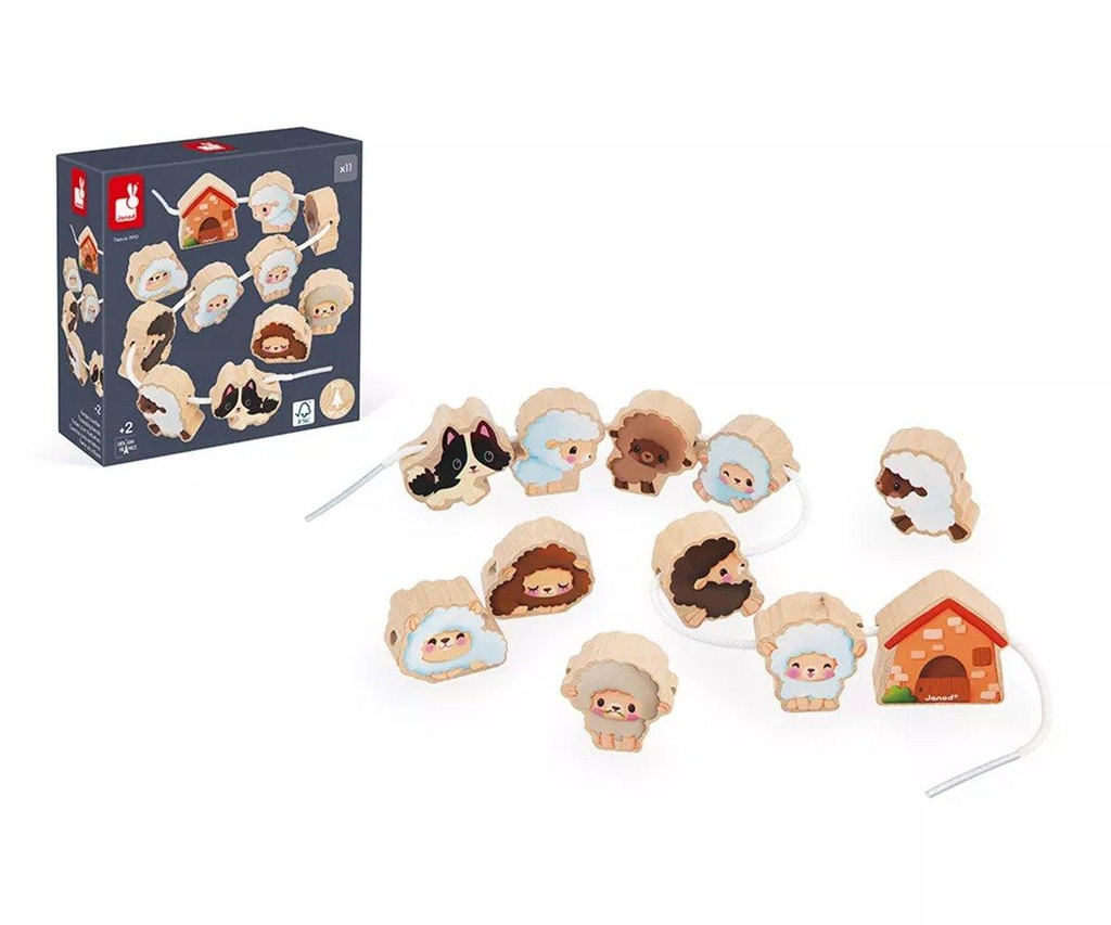 CUENTAS PARA ENHEBRAR - OVEJAS