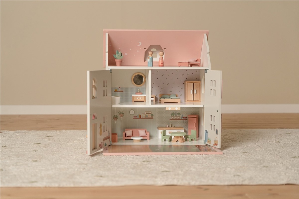 Casa de muñecas de madera