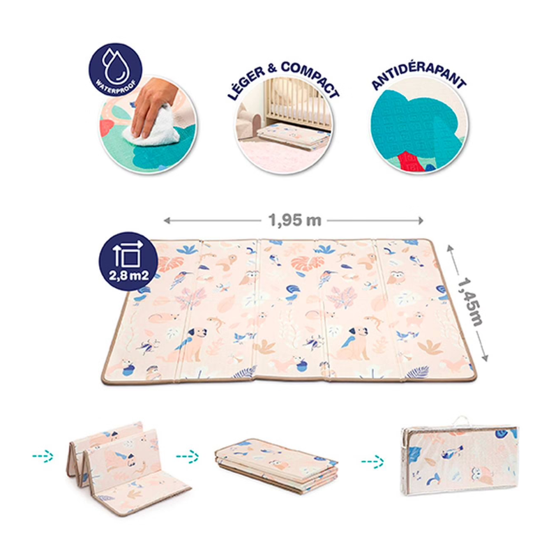 Alfombra plegable reversible