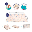 Alfombra plegable reversible