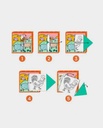 Dispensador de 10 dibujos para colorear +