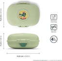 CAJA ALMUERZO MONBENTO GRAM GREEN FOREST