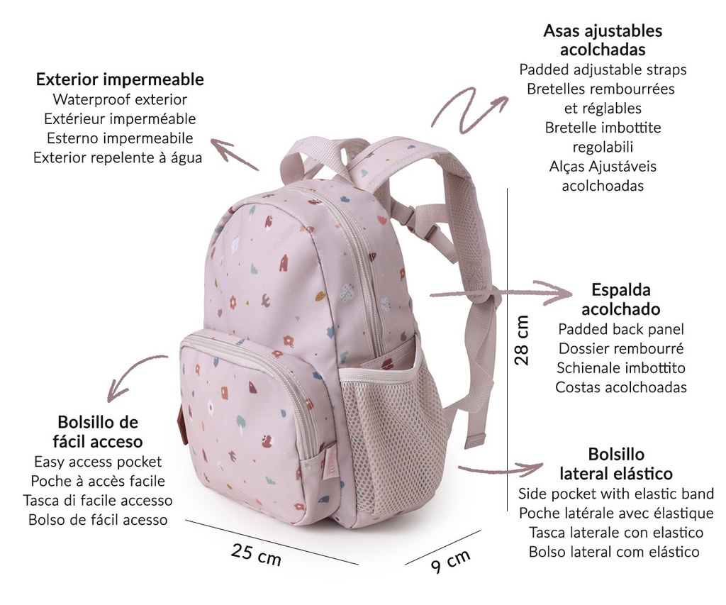 Mochila infantil Geometric Nature