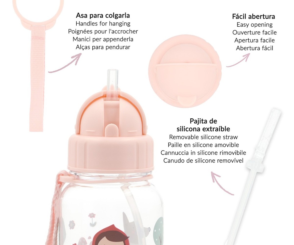 Botella de tritán Little Red