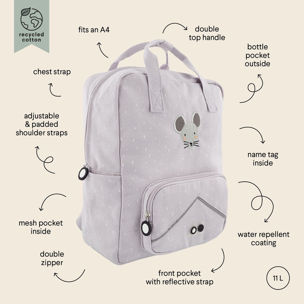 Mochila grande Ratón Trixie