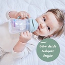 Taza con pajita flexible con pesa - Latte