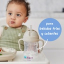 Taza con pajita flexible con pesa - Latte