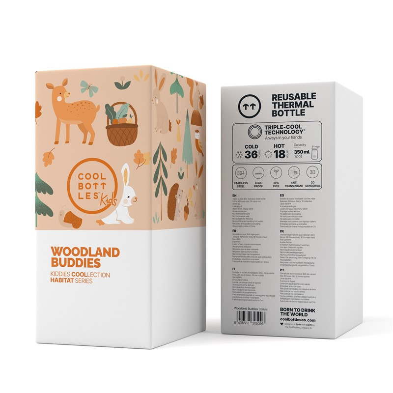 The Kiddie Bottle - Woodland Buddies 350ml