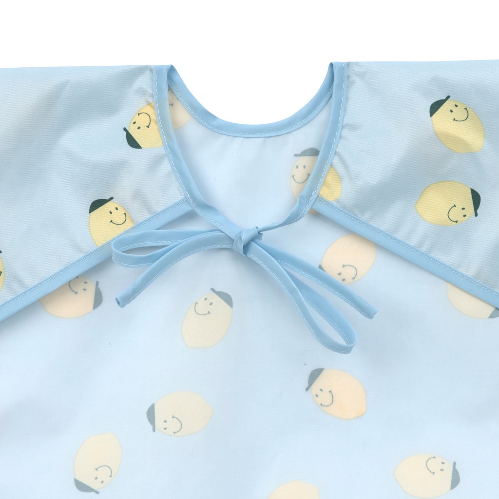 Babero manga larga 2 piezas Happy Fruits Lemon