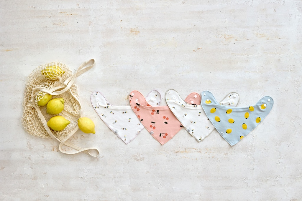 Bandana 2 piezas Happy Fruits Lemon