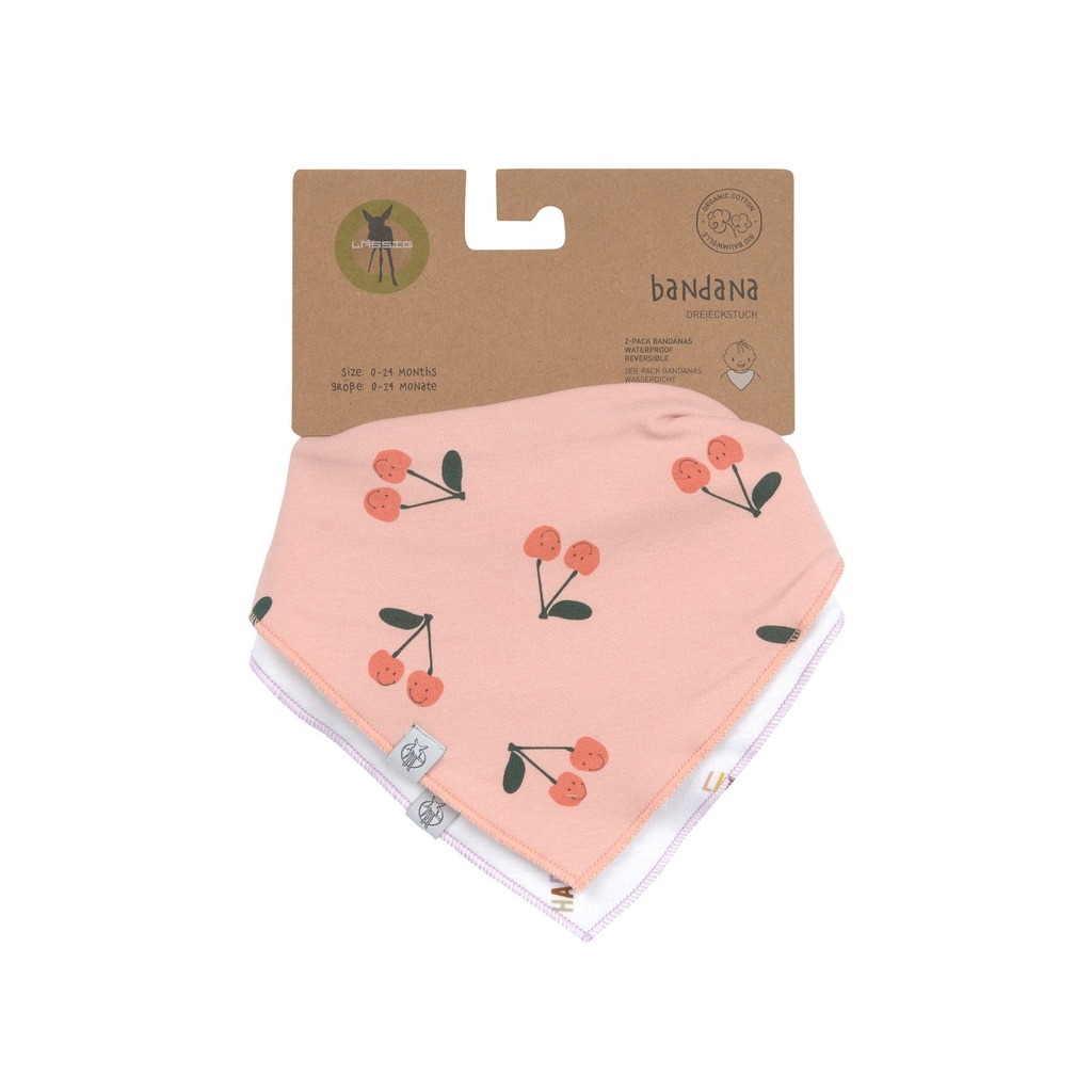 Bandana 2 piezas Happy Fruits Cherry