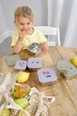 3 Cajitas Almuerzo Acero Happy Fruits Cherry