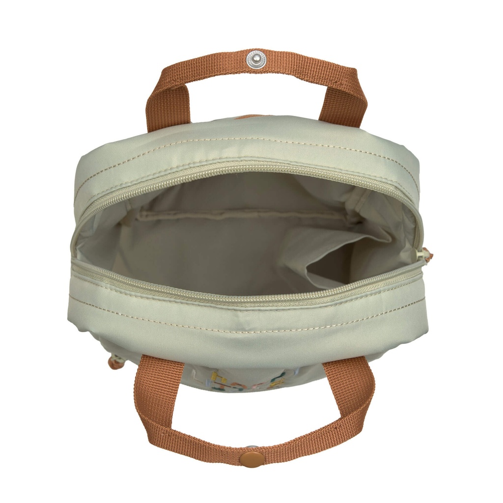Mochila Square Mini Little Gang light khaki