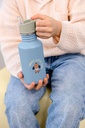Bottle Stainless Steel Pattern Party blue/green