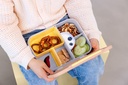 Bento-Lunchbox Pattern Party rose/lilac
