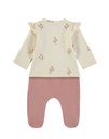 Conjunto bebé - Flor Cream