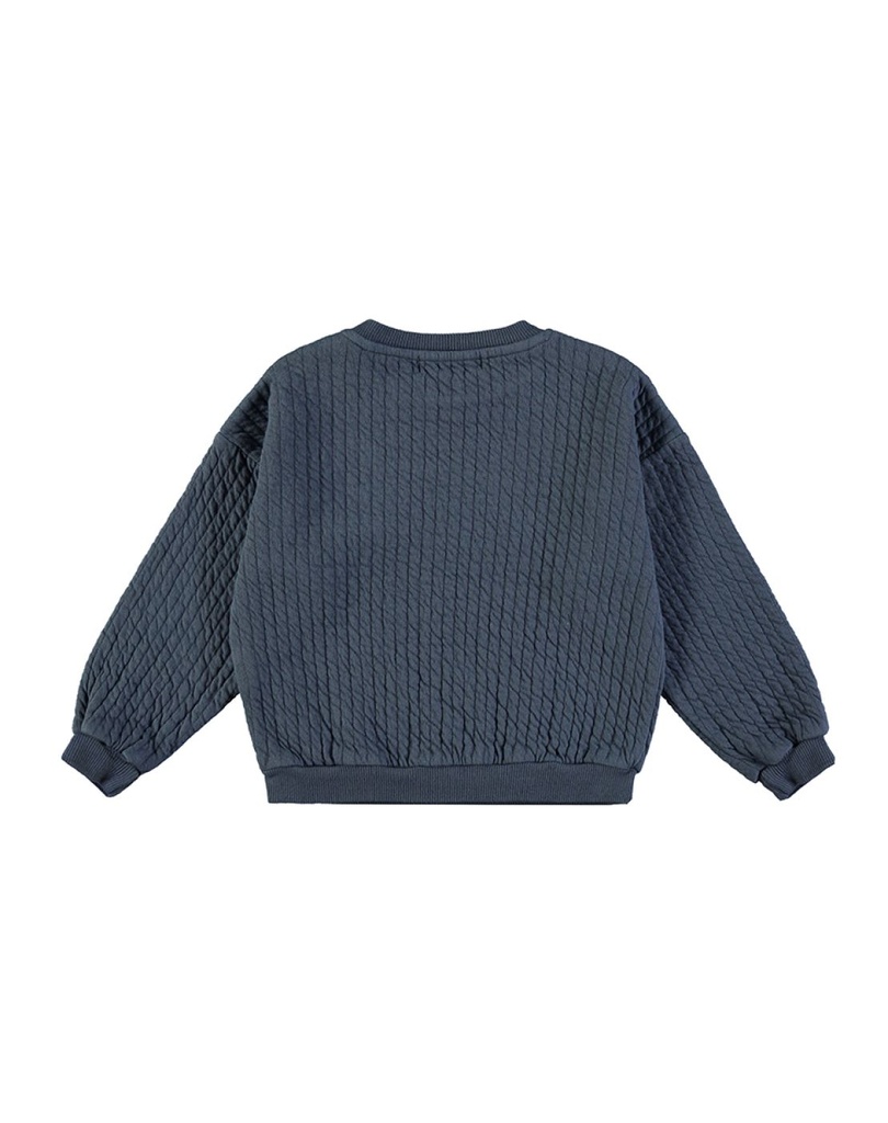 Sudadera Quilted Night Blue