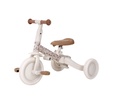 Triciclo con barra 4 en 1 blanco flores