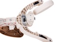 Triciclo con barra 4 en 1 blanco flores