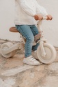 Triciclo con barra 4 en 1 blanco flores