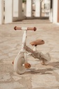 Triciclo con barra 4 en 1 blanco flores